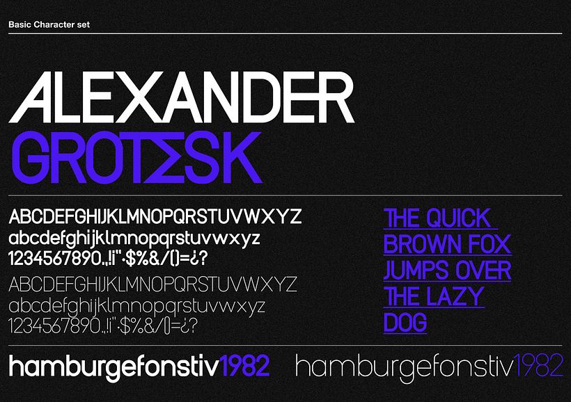 Alexander grotesk 5