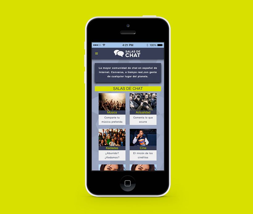 Chat  HTML5 only Mobile version -1