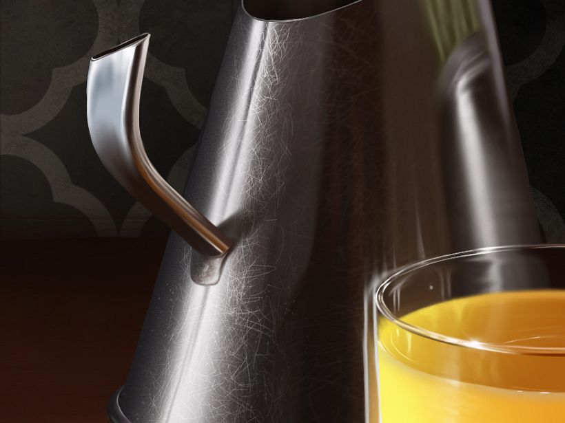 Recortes - Pintura digital realizada con los dedos en el Ipad 4