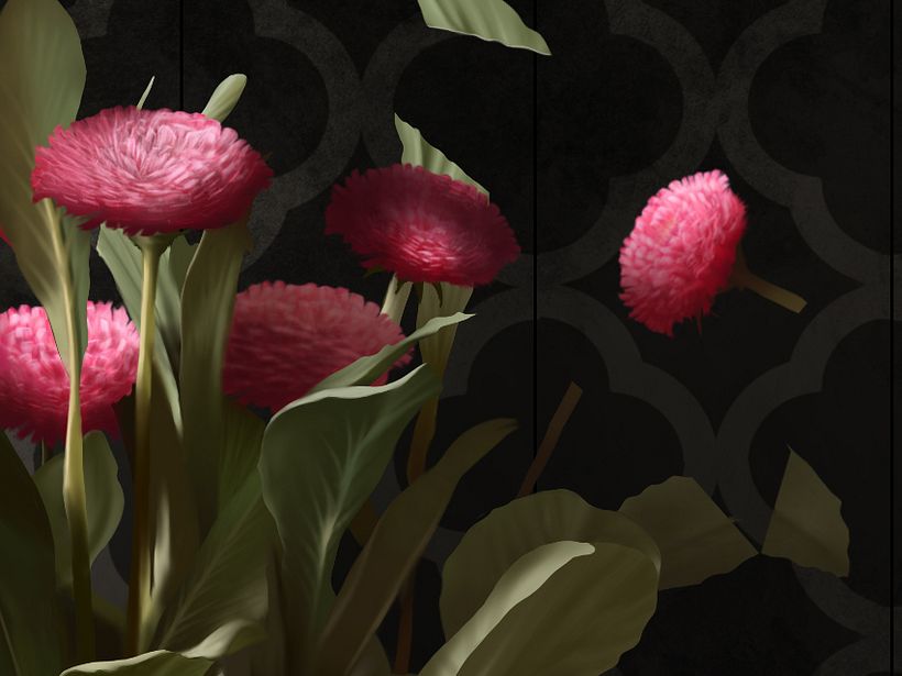 Recortes - Pintura digital realizada con los dedos en el Ipad 6