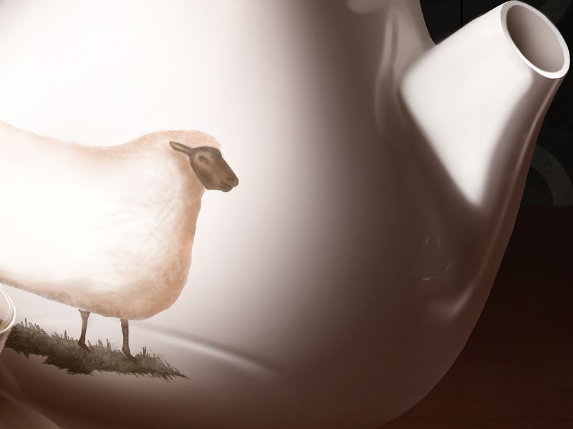 Recortes - Pintura digital realizada con los dedos en el Ipad 7