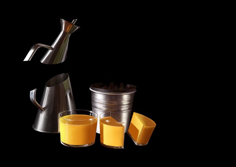 Recortes - Pintura digital realizada con los dedos en el Ipad 12