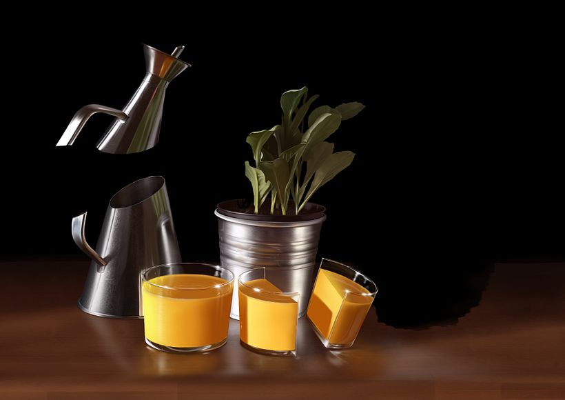 Recortes - Pintura digital realizada con los dedos en el Ipad 13