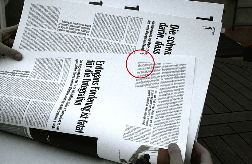 "X" Magazine, revista cultural: Disseny Editorial 9