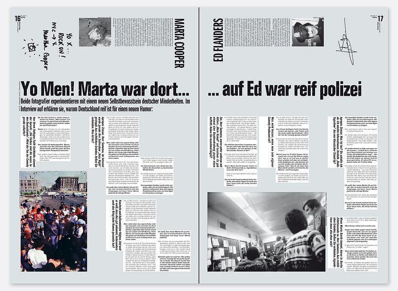 "X" Magazine, revista cultural: Disseny Editorial 13