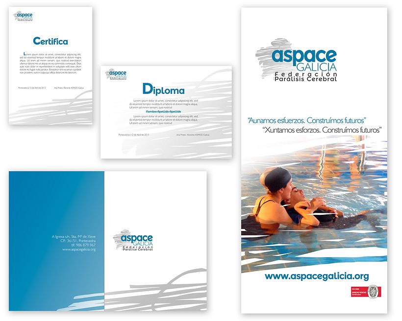 Imagen corporativa de la empresa ASPACE-Galicia 7