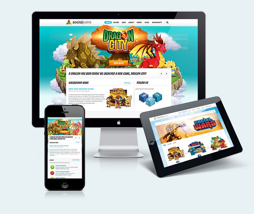 Social Point Responsive Website 0