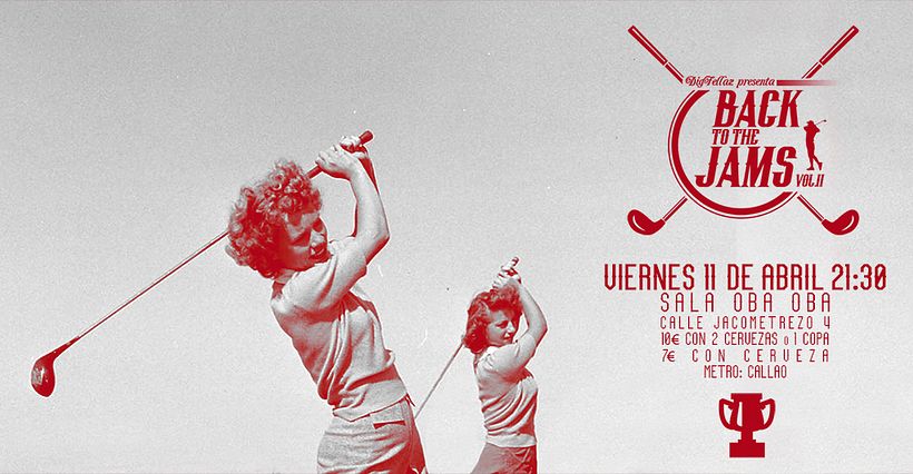 Cartel y folleto para ''Back to the jams Vol.II'' 0