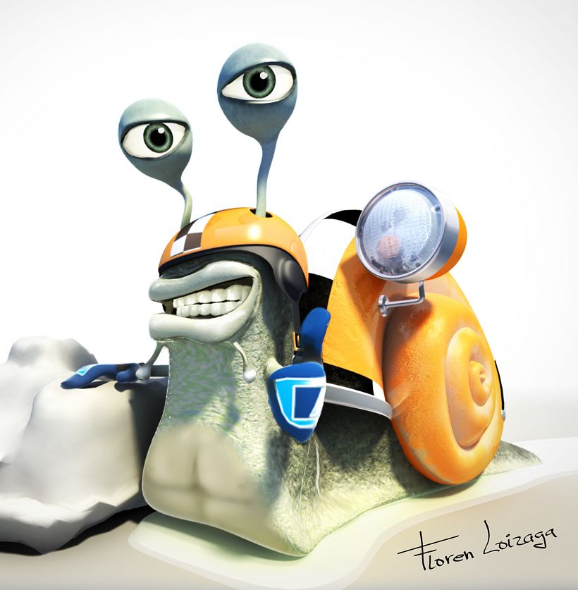 Catoon 3D Caracol 0