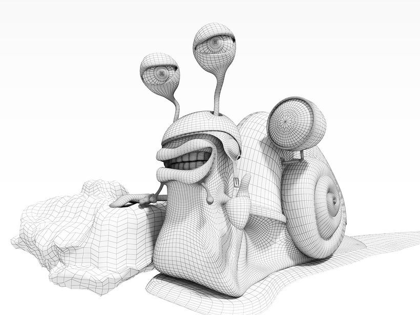 Catoon 3D Caracol 1