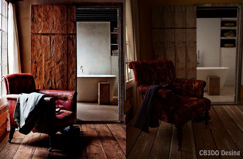 Interior con sillon 3