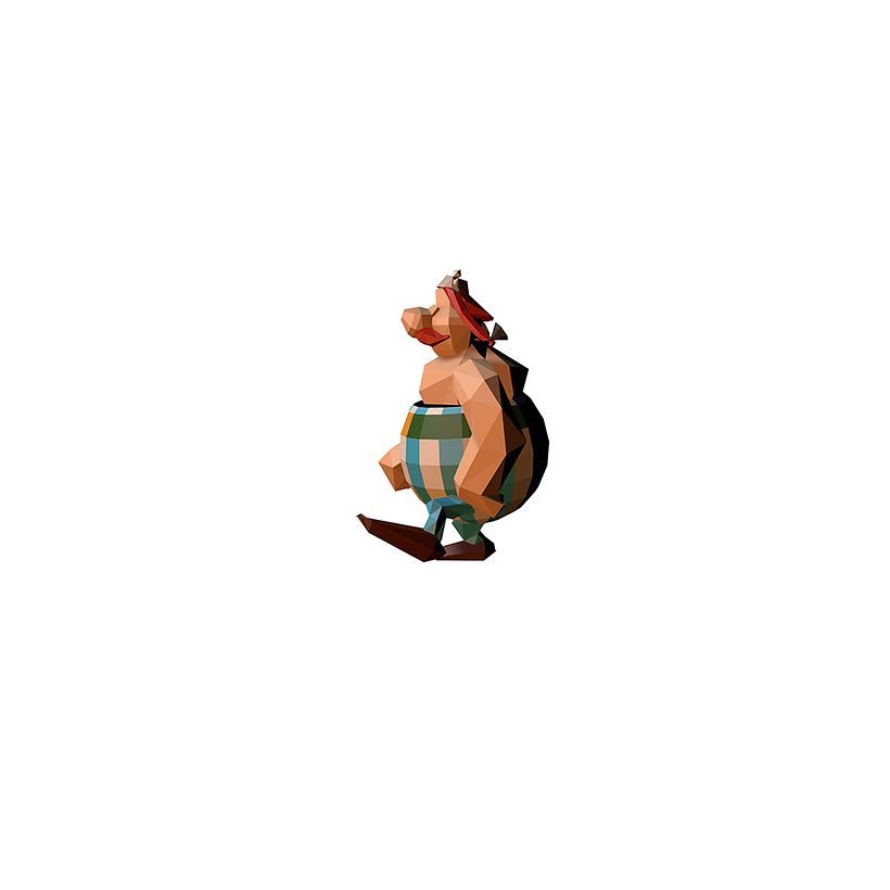 Low Poly - Obélix 1
