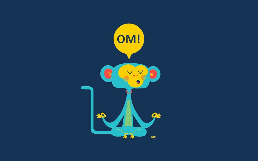 ¡Camiseta Mono OM! 1