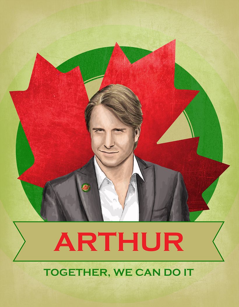 Cartel promoción elecciones Canadá -1