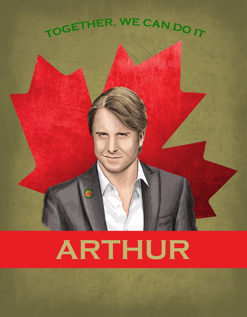 Cartel promoción elecciones Canadá 0