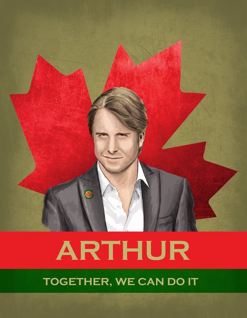 Cartel promoción elecciones Canadá 1