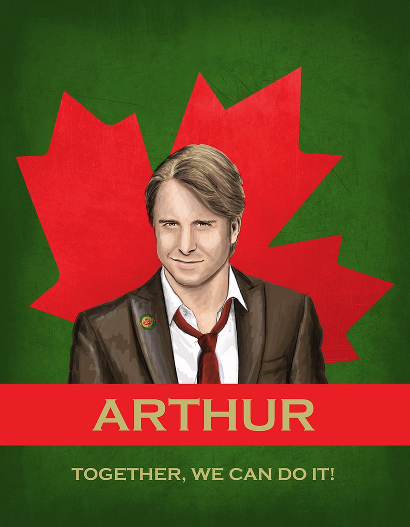 Cartel promoción elecciones Canadá 3