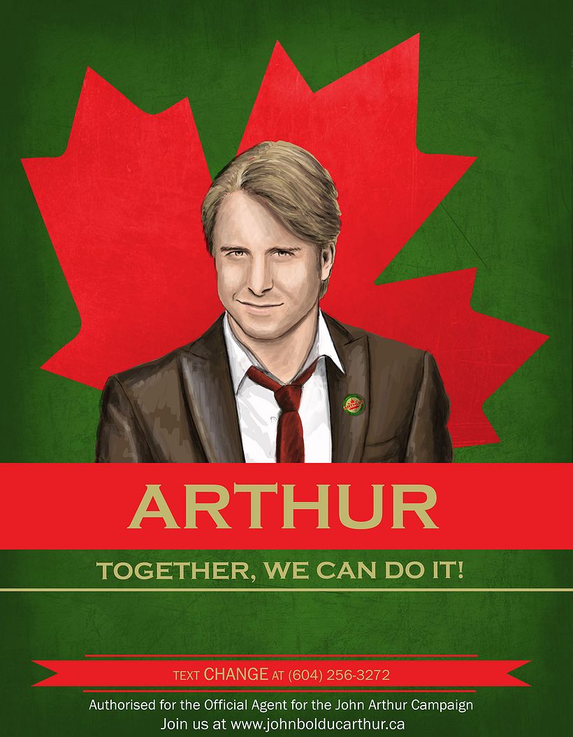 Cartel promoción elecciones Canadá 4