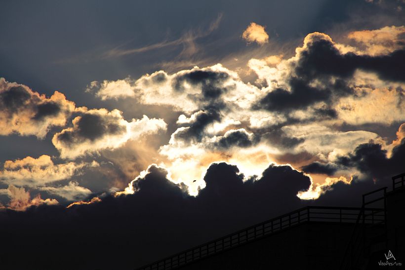 Through fire clouds 0