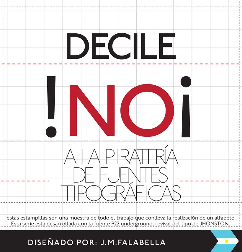 Estampillas - Tipografi