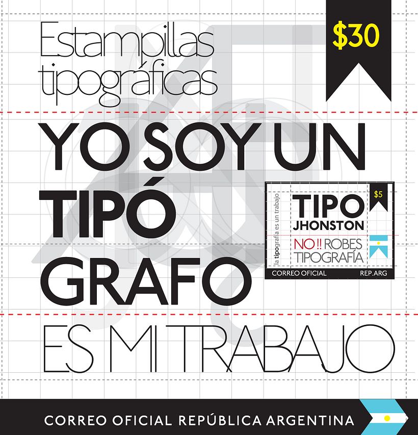 Estampillas - Tipografi