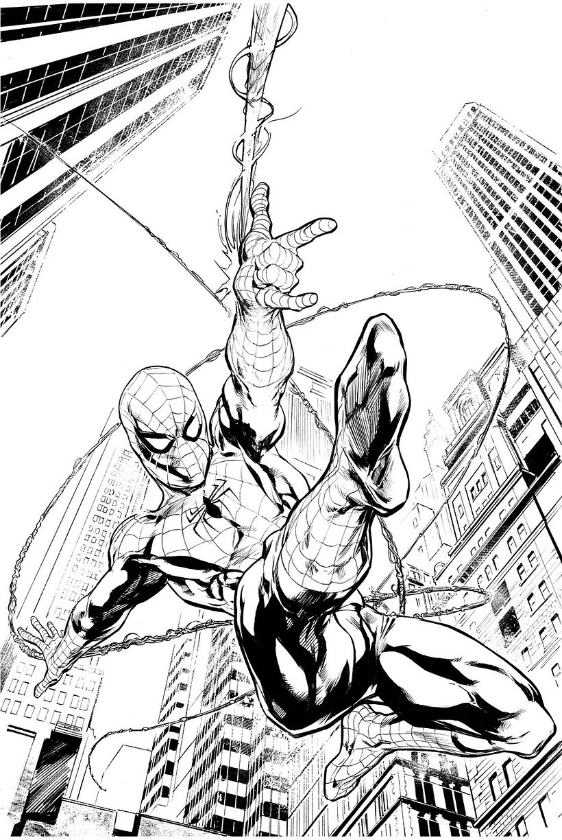 Super Heroe samples (pin-ups) 5