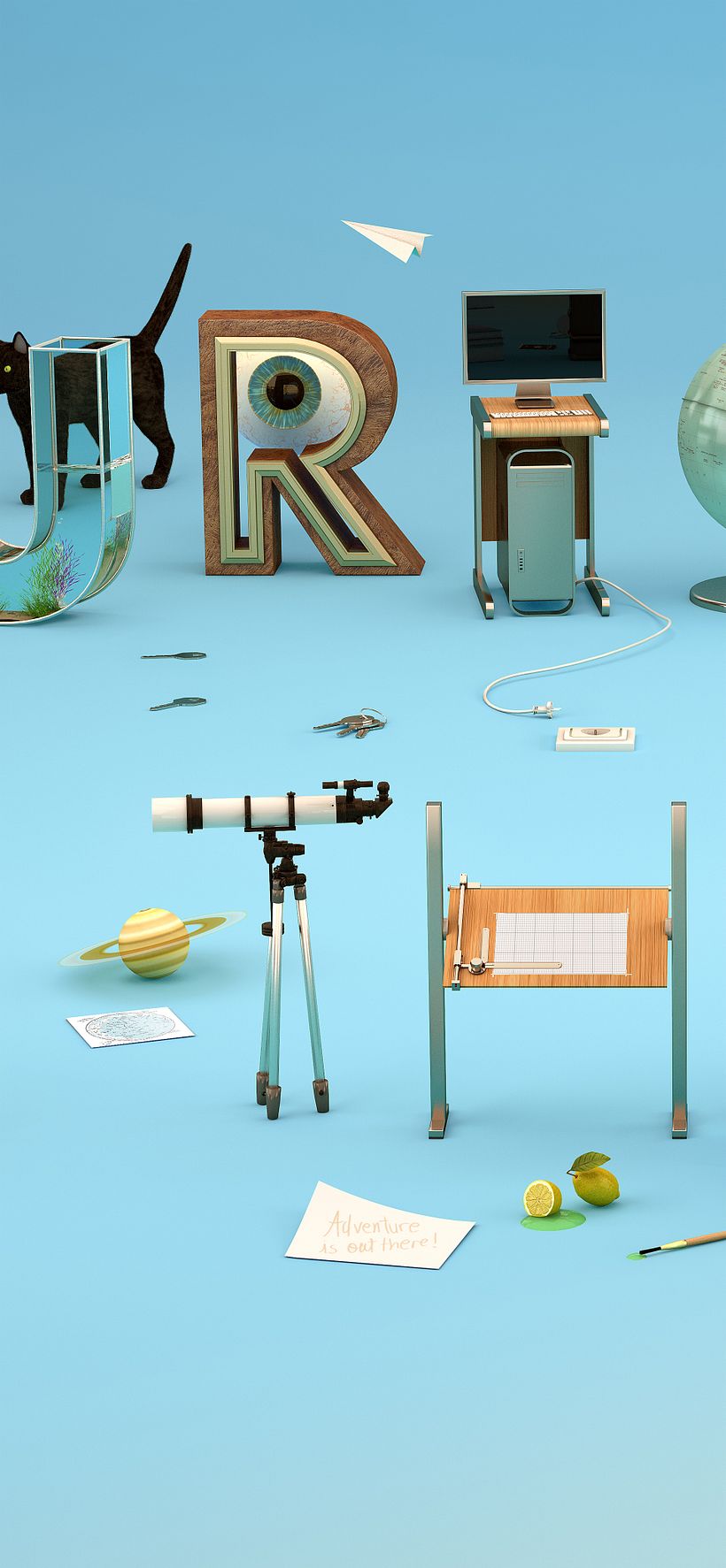 CURIOSITY IS THE KEY - THE POOOL MAGAZINE- OFFF FESTIVAL - 3D