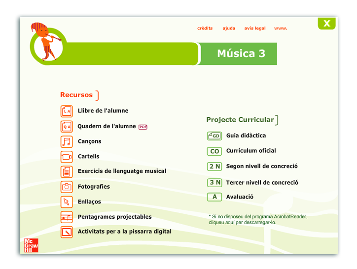 Actividades interactivas educativas de Música 1
