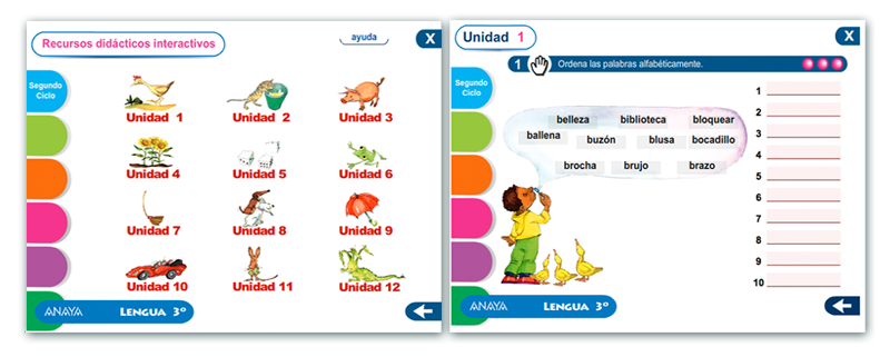 Actividades interactivas educativas 2