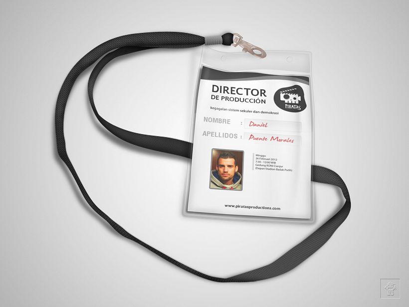 Identidad corporativa "PIRATAS productions", productora de Spots, videos... 8