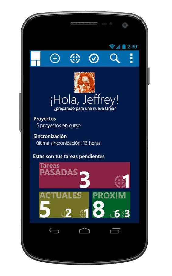 © aTareado aplicación de gestión de tareas para Android 1