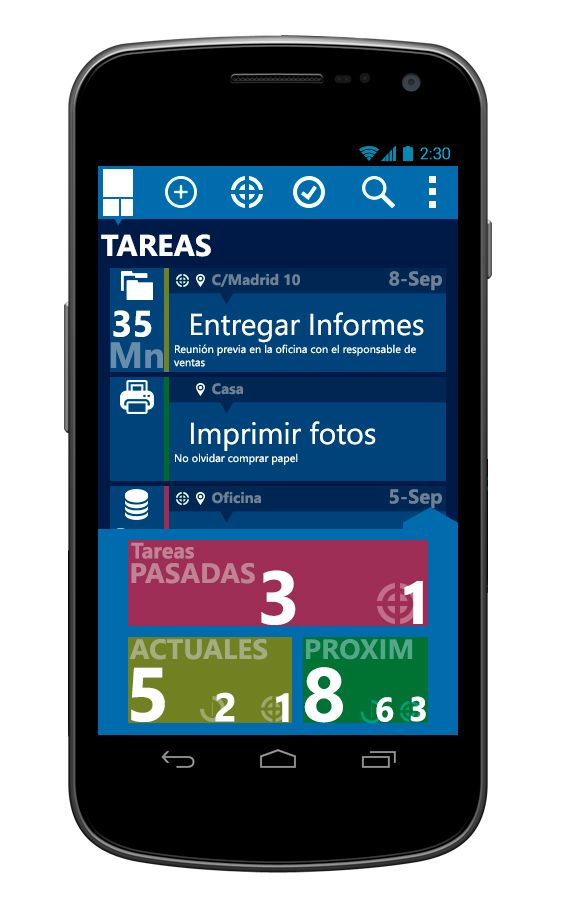 © aTareado aplicación de gestión de tareas para Android 3