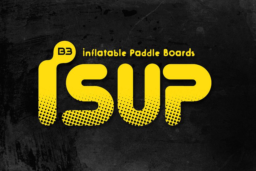iSUP. Logo para Marca de Stand Up Paddle Surf -1