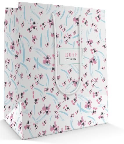Mi Proyecto del curso Motivos para repetir bolsa para tienda de ropa ROSE -1