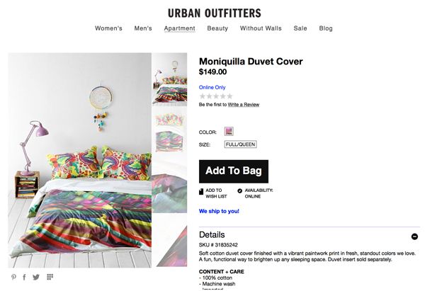 Colaboración con Urban Outfitters 8