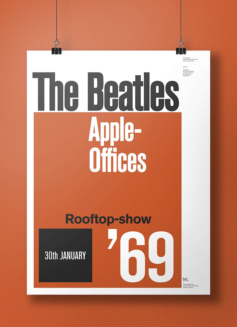 Greatest Gigs - Design