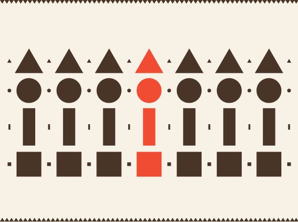 Geometric stamps set 0