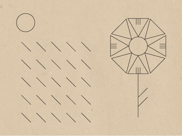 Geometric stamps set 6