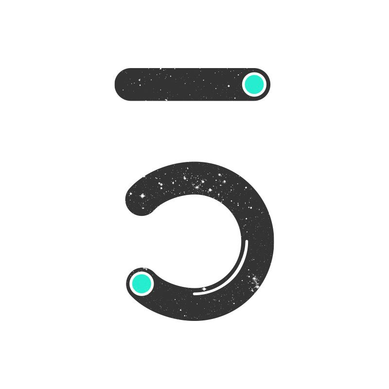 Numerografía #36daysoftype 5