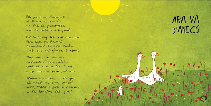 Libro Infantil "Ara va d'animals" 3
