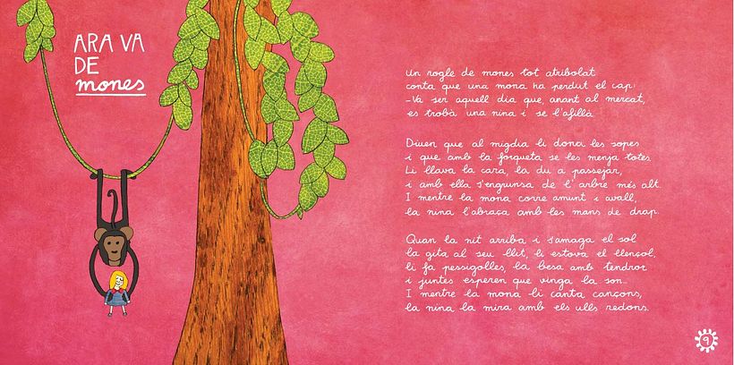 Libro Infantil "Ara va d'animals" 7