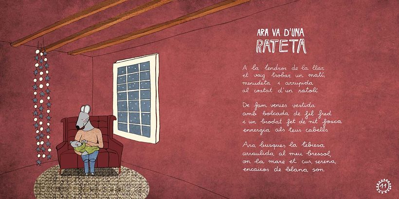 Libro Infantil "Ara va d'animals" 9