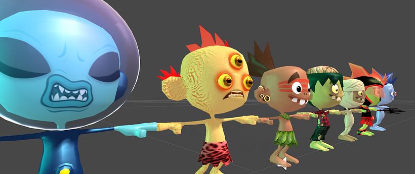 Kid Fury. 3D Models for Unity 3d !  2