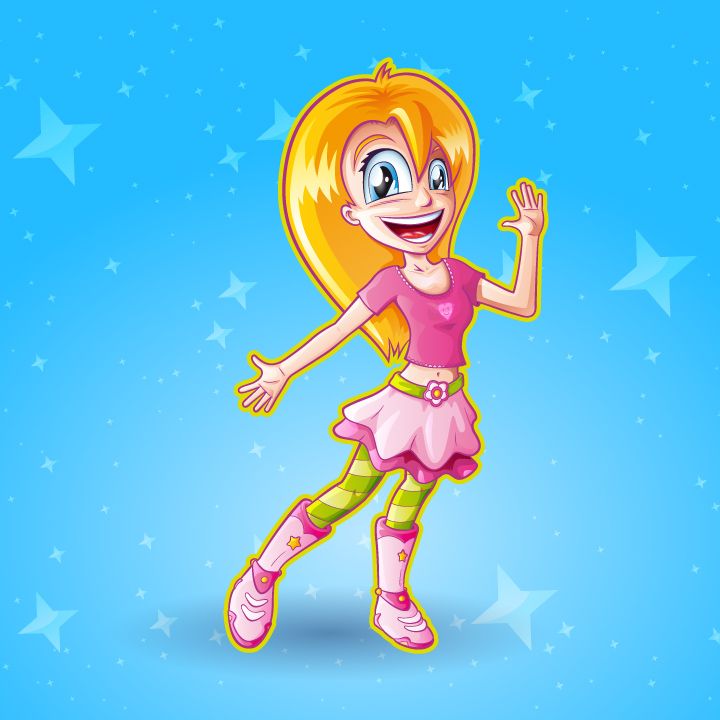 Diseño de personaje paso a paso: Chica estilo manga y cartoon 1