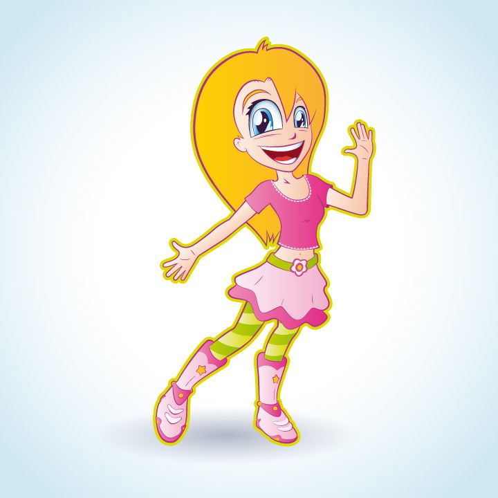 Diseño de personaje paso a paso: Chica estilo manga y cartoon 6