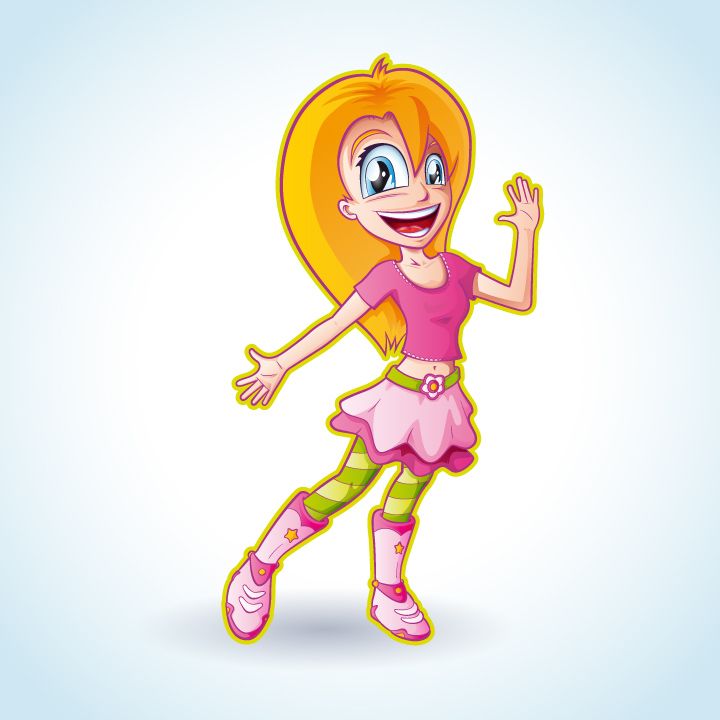 Diseño de personaje paso a paso: Chica estilo manga y cartoon 7