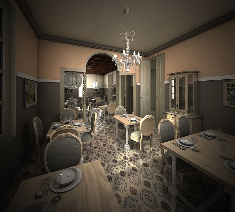 Restaurante en una antigua Casa Modernista 2