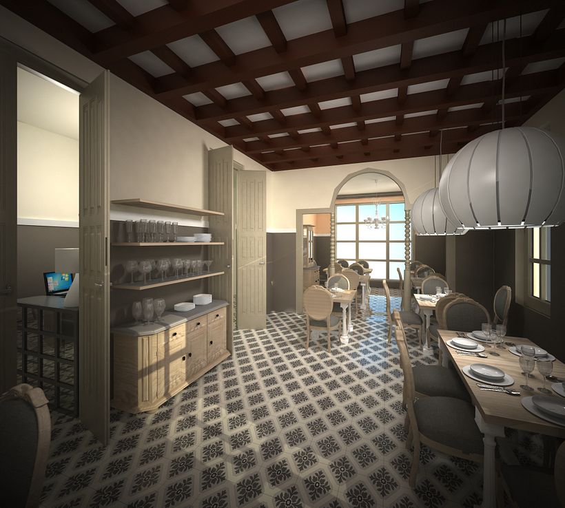 Restaurante en una antigua Casa Modernista 1
