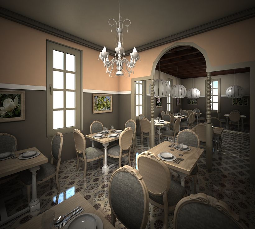 Restaurante en una antigua Casa Modernista 3