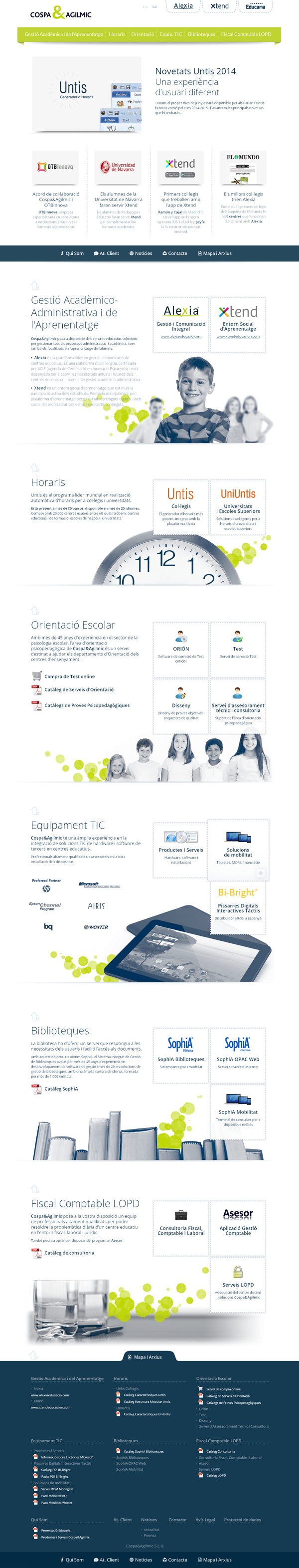 Website Cospa&Agilmic 0